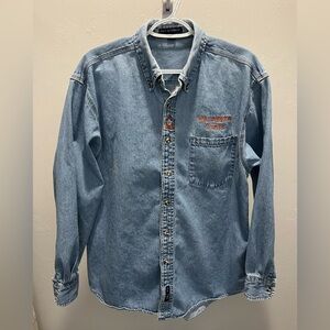 Vintage Oklahoma State Denim Button Down